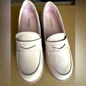 Sonoma little girls loafers light pink slip on shoes size 13 new without tags